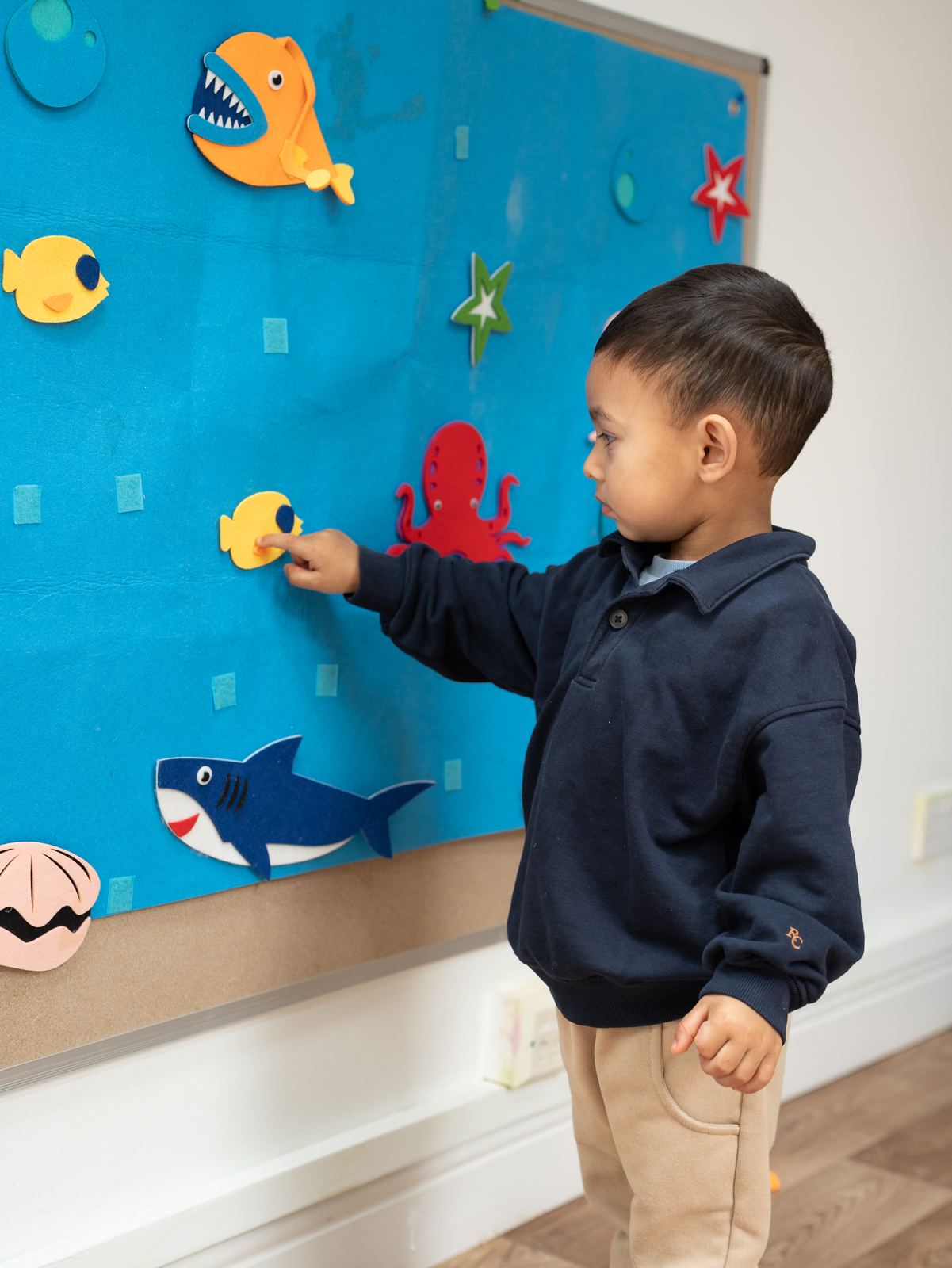 Children and educators in the Sparkling Stars nursery