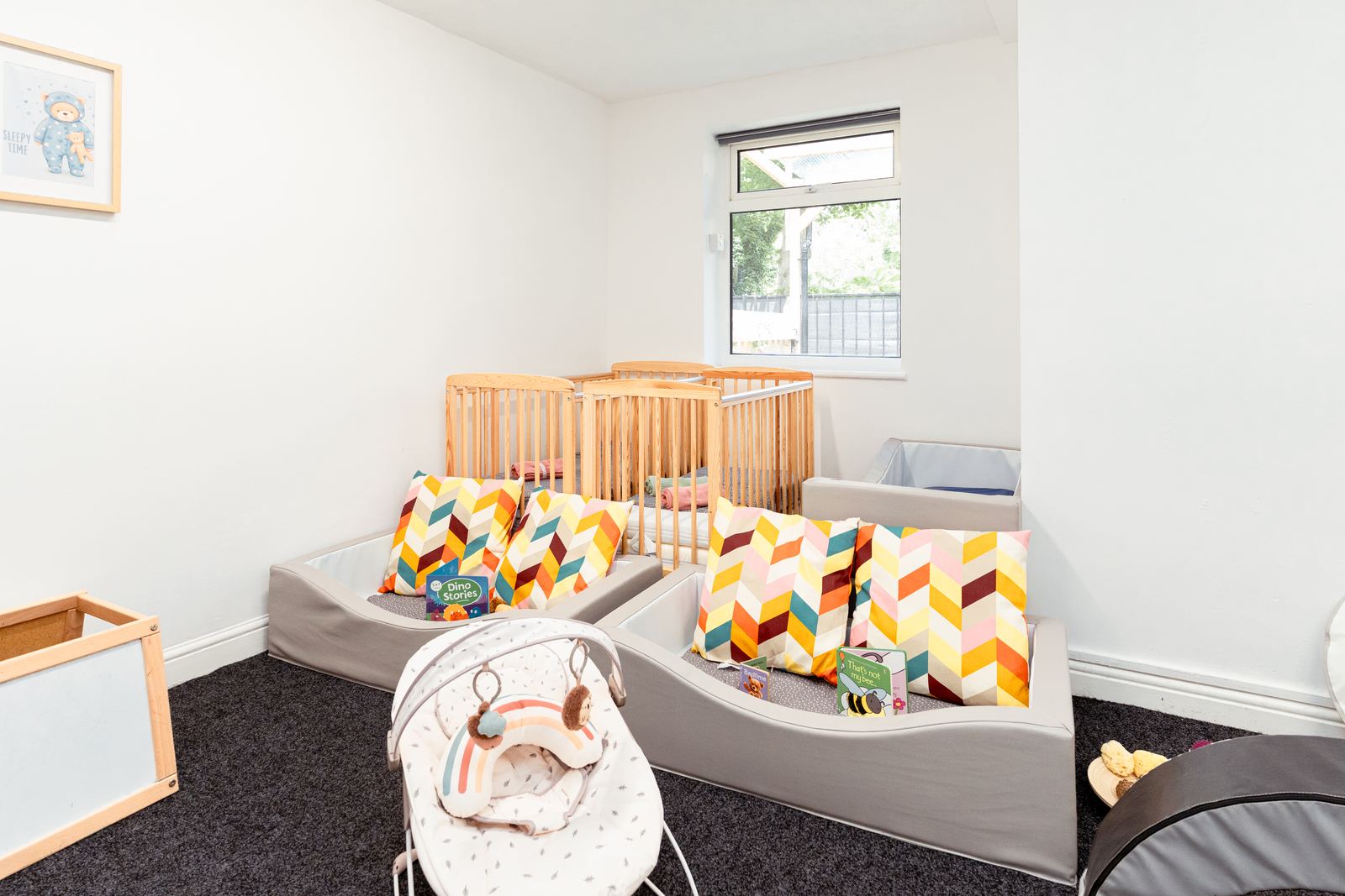 Soft, sensory spaces for the youngest children